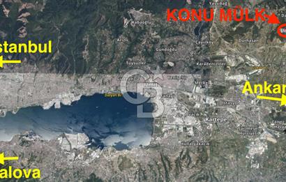 Kocaeli ili, İzmit ilçesi, Biberoğlu Mahallesi'nde, kadastral yola cepheli %5 Diğer Tarım Alanı imarlı (Maks 250 m2 ev yapılabilir) arazi.