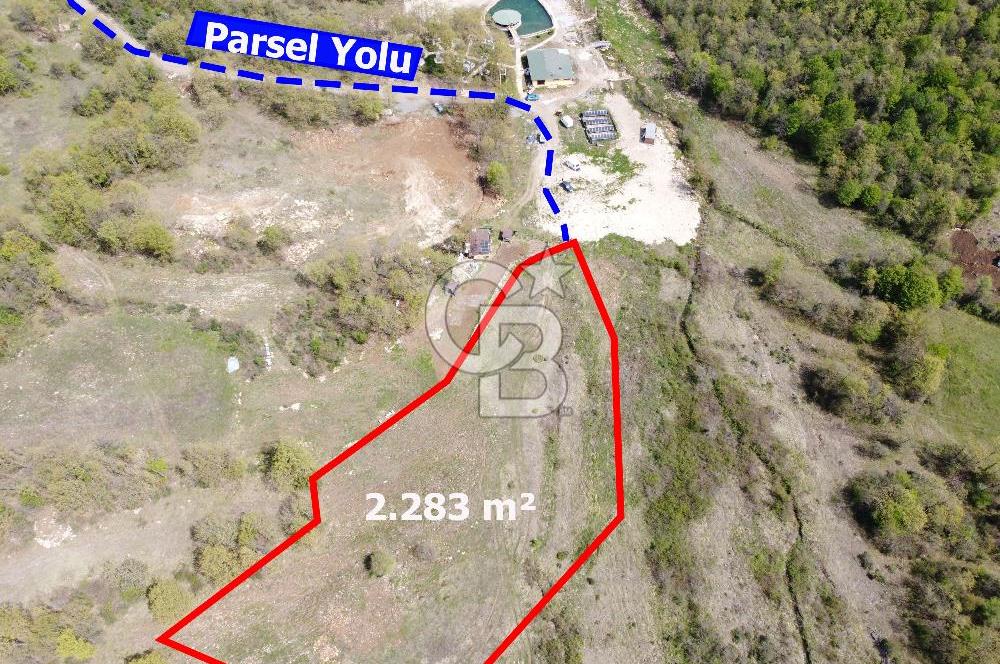 Kargalı da Köy Merkezine Yakın 2.283 m² Yola Cephe Satılık Tarla