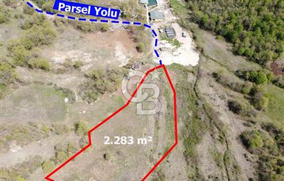 Kargalı da Köy Merkezine Yakın 2.283 m² Yola Cephe Satılık Tarla