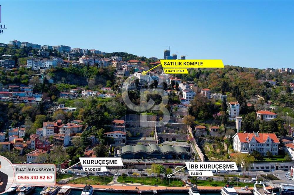 BEŞİKTAŞ KURUÇEŞME SATILIK 717 M2 PANORAMİK BOĞAZ MANZARALI BİNA