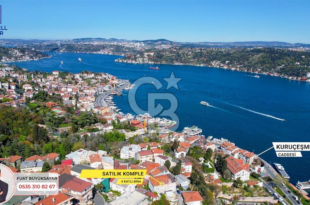 BEŞİKTAŞ KURUÇEŞME SATILIK 717 M2 PANORAMİK BOĞAZ MANZARALI BİNA