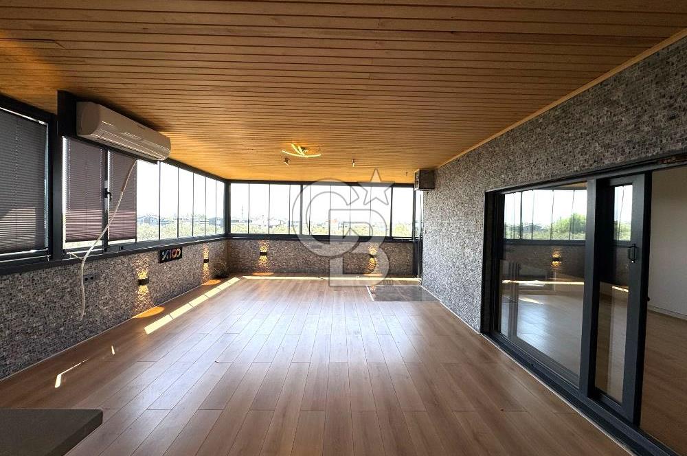 GÜRE'DE DENİZE YAKIN, HAVUZLU,ULTRA LÜKS ÇOK GENİŞ DUBLEKS DAİRE