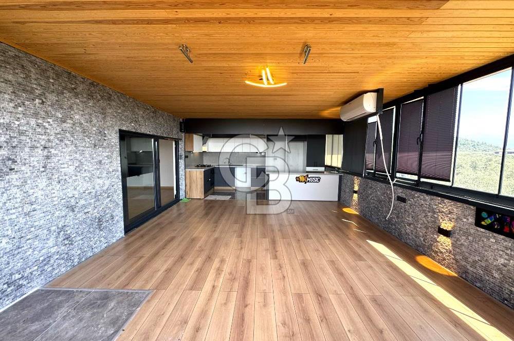 GÜRE'DE DENİZE YAKIN, HAVUZLU,ULTRA LÜKS ÇOK GENİŞ DUBLEKS DAİRE