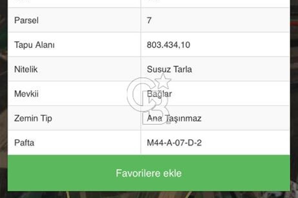 COLDWELL BANKER OMEGA'DAN ÇEVRE YOLUNA SIFIR SATILIK ARSA