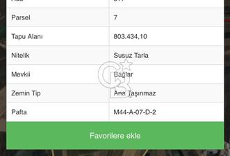 COLDWELL BANKER OMEGA'DAN ÇEVRE YOLUNA SIFIR SATILIK ARSA