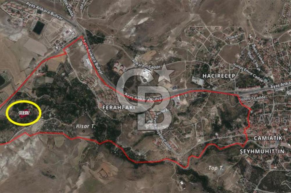 AYAŞ OVABAĞI MEVKİİNDE 3464 M2 İMARA SINIR TARLA-BAĞ