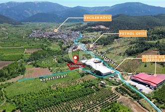 ÇANAKKALE BAYRAMİÇ EVCİLER KÖYÜ'NDE 500m²﻿ FIRSAT SATILIK ARAZİ