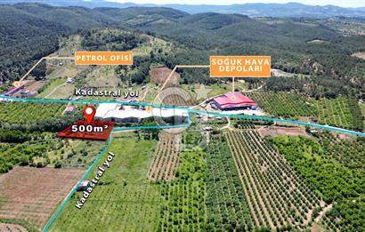ÇANAKKALE BAYRAMİÇ EVCİLER KÖYÜ'NDE 500m²﻿ FIRSAT SATILIK ARAZİ