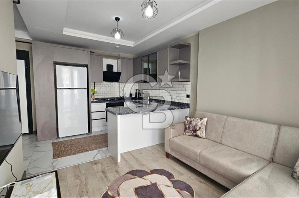 Mersin Mezitli Tece Deniz Mah. Sıfır Eşyalı Kiralık 1+1 Daire 