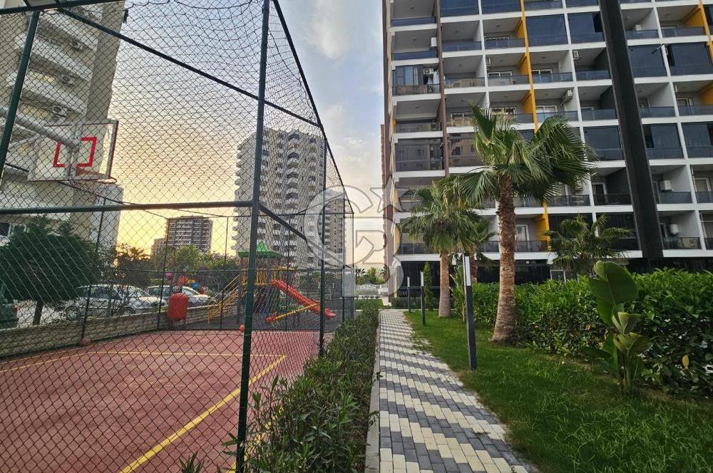 Mersin Mezitli Tece Deniz Mah. Sıfır Eşyalı Kiralık 1+1 Daire 