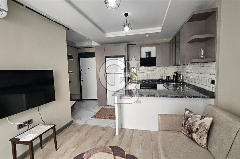 Mersin Mezitli Tece Deniz Mah. Sıfır Eşyalı Kiralık 1+1 Daire 