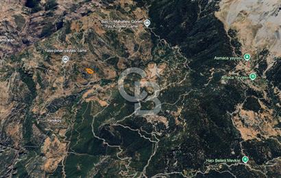 Alanya Gündoğmuş Yeniköyde Müstakil Tapulu 7.076 m² Fırsat Arazi
