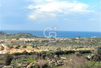 DİKİLİ BADEMLİ DE DENİZ MANZARALI 300 M2 SATILIK ARSA