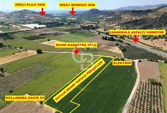 Dikili merkeze yakın 210m2 tarla