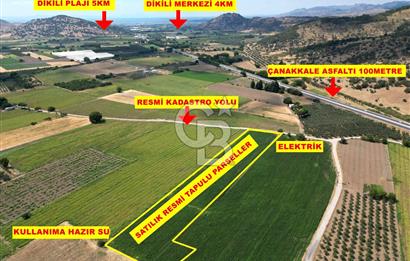 Dikili merkeze yakın 210m2 tarla