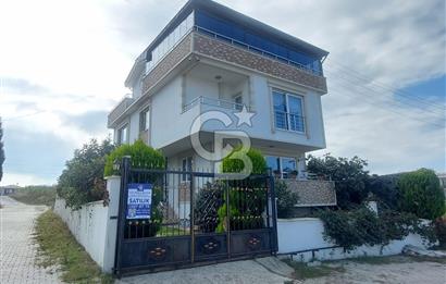 SATILIK VİLLA!. FULL DENİZ MANZARALI 7+2 KÖŞE PARSEL TERASLI.