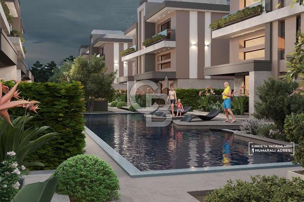 TEK YETKİLİ Kıbrıs Girne Karşıyaka da  Koçanları Hazır Lansmana Özel  Fiyat ve Ödeme Planlı  2+1 Satılık Loft Daireler