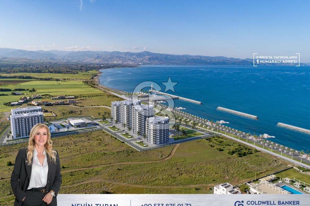 KKTC Lefke de Dedeman Hotel Resort Kalitesi ile Denize Sıfır Türk Tapulu Satılık 2+1 Daireler