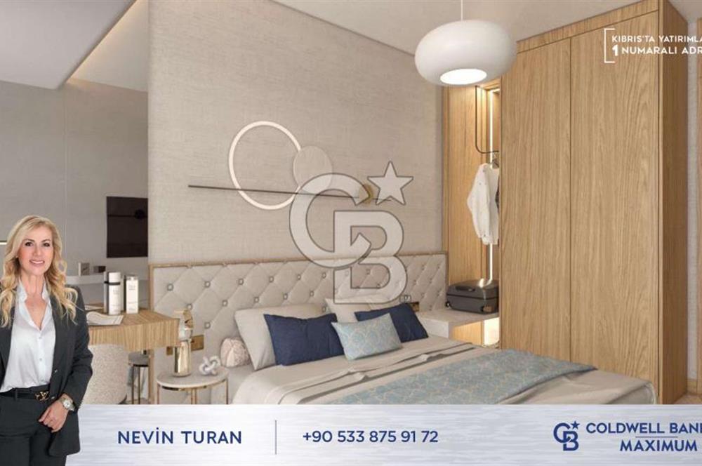 KKTC Lefke de Dedeman Hotel Resort Kalitesi ile Denize Sıfır Türk Tapulu Satılık 2+1 Daireler
