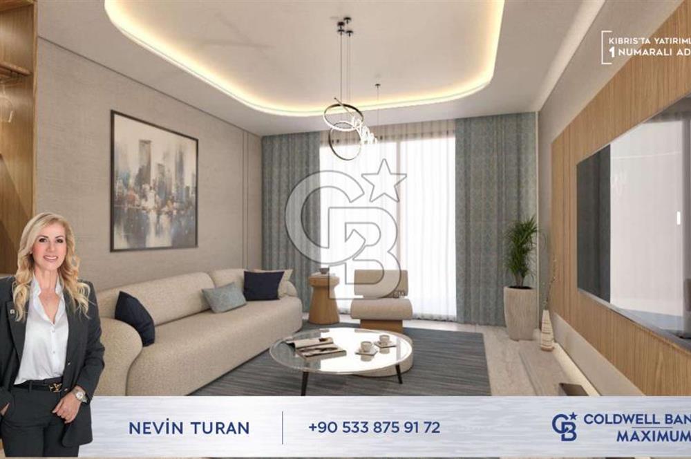 KKTC Lefke de Türk Tapulu Dedeman Hotel  İşletme  Garantisi ile Denize Sıfır Ful Eşyalı 1+1 Daireler