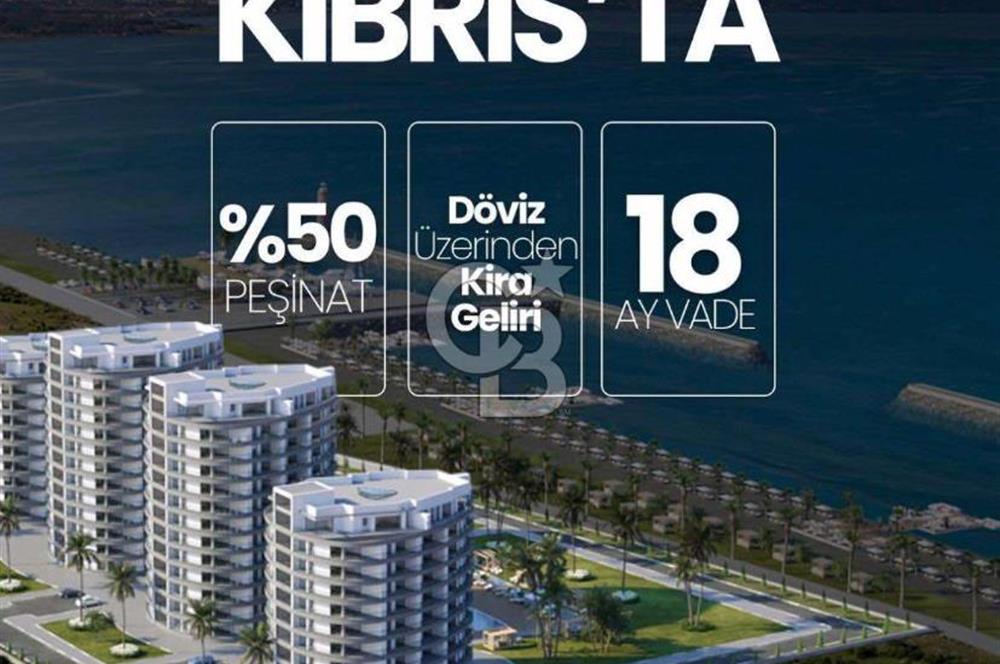 KKTC Lefke de Dedeman Hotel Resort Kalitesi ile Denize Sıfır Türk Tapulu Satılık 2+1 Daireler
