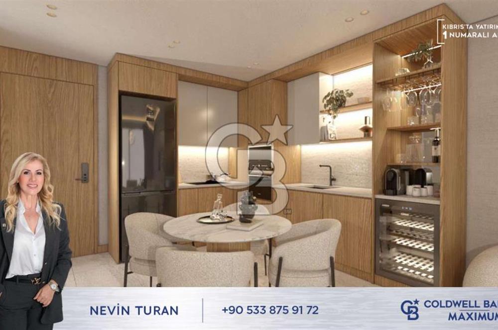 KKTC Lefke de Türk Tapulu Dedeman Hotel  İşletme  Garantisi ile Denize Sıfır Ful Eşyalı 1+1 Daireler