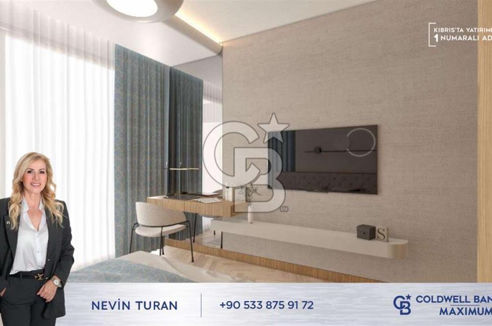 KKTC Lefke de Dedeman Hotel Resort Kalitesi ile Denize Sıfır Türk Tapulu Satılık 2+1 Daireler
