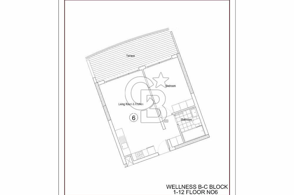 KKTC Lefke de Türk Tapulu Dedeman Hotel  İşletme  Garantisi ile Denize Sıfır Ful Eşyalı 1+1 Daireler