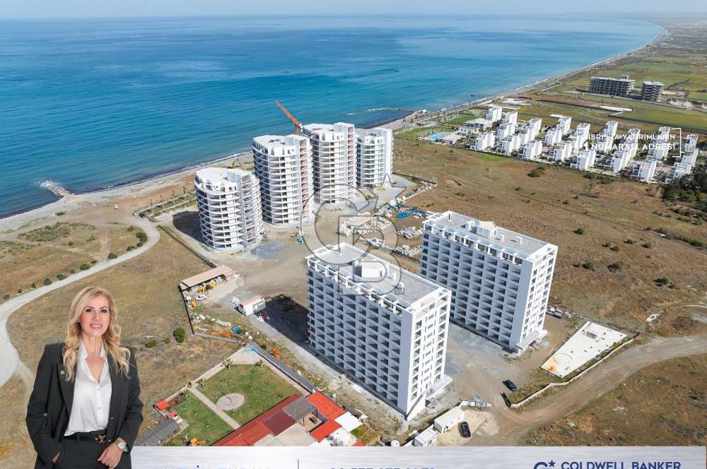 KKTC Lefke de Türk Tapulu Dedeman Hotel  İşletme  Garantisi ile Denize Sıfır Ful Eşyalı 1+1 Daireler