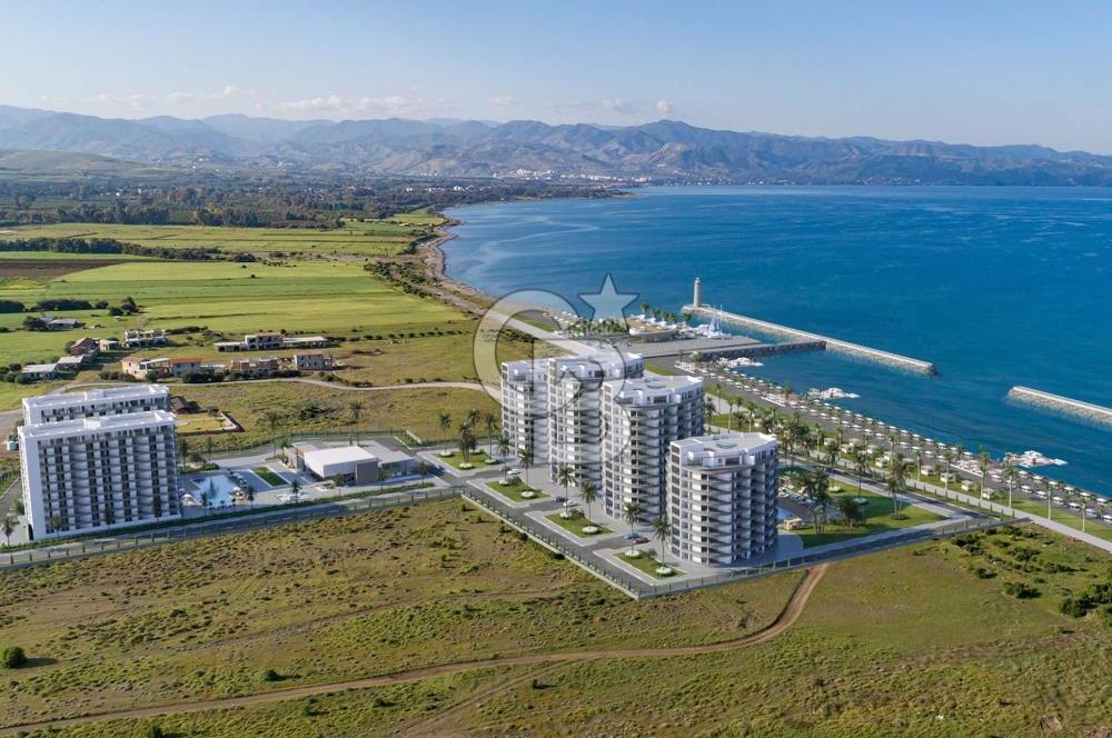 KKTC Lefke de Türk Tapulu Dedeman Hotel  İşletme  Garantisi ile Denize Sıfır Ful Eşyalı 1+1 Daireler