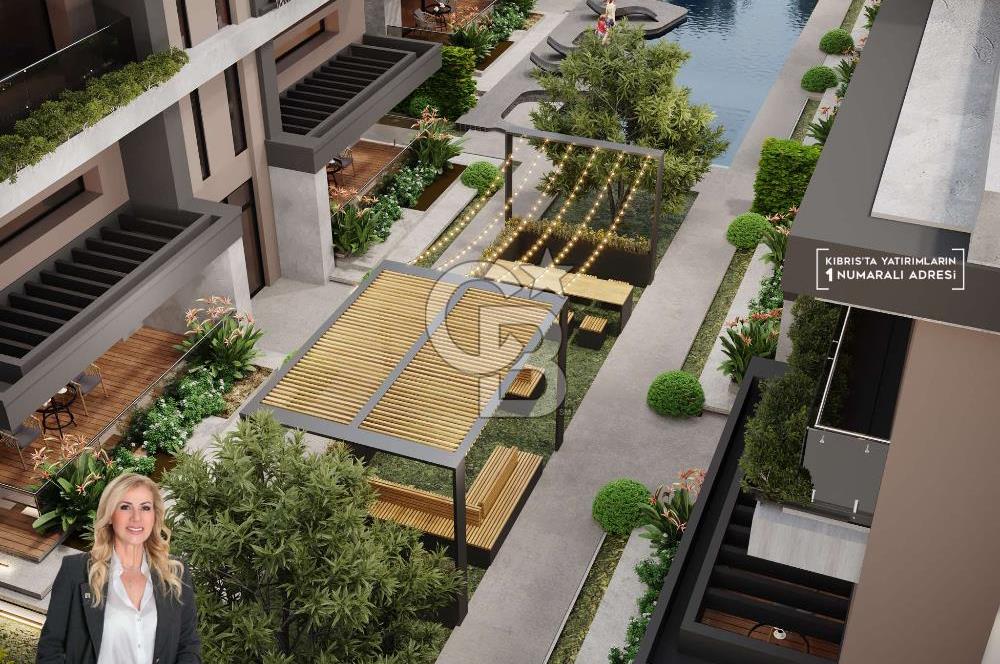 TEK YETKİLİ Kıbrıs Girne Karşıyaka da  Koçanları Hazır Lansmana Özel  Fiyat ve Ödeme Planlı  2+1 Satılık Loft Daireler