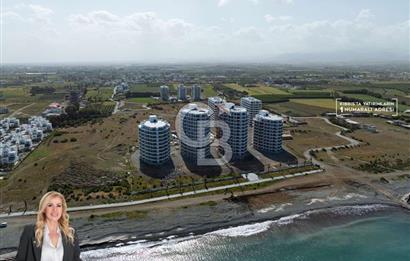 KKTC Lefke de Türk Tapulu Dedeman Hotel  İşletme  Garantisi ile Denize Sıfır Ful Eşyalı 1+1 Daireler