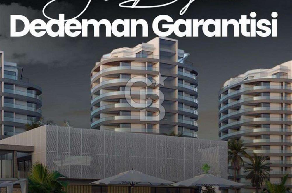 KKTC Lefke de Dedeman Hotel Resort Kalitesi ile Denize Sıfır Türk Tapulu Satılık 2+1 Daireler