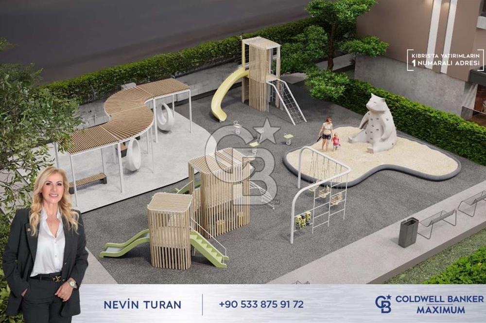 TEK YETKİLİ Kıbrıs Girne Karşıyaka da  Koçanları Hazır Lansmana Özel Fiyatlı  1+1 Satılık Daireler