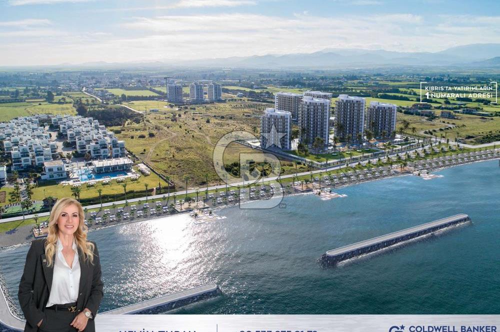 KKTC Lefke de Dedeman Hotel Resort Kalitesi ile Denize Sıfır Türk Tapulu Satılık 2+1 Daireler
