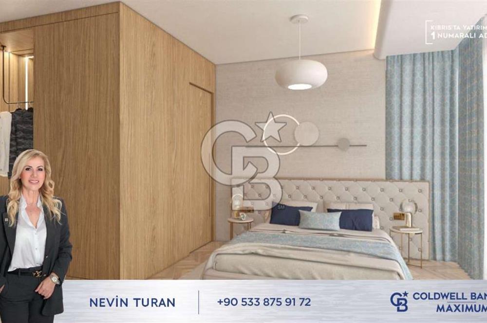 KKTC Lefke de Dedeman Hotel Resort Kalitesi ile Denize Sıfır Türk Tapulu Satılık 2+1 Daireler