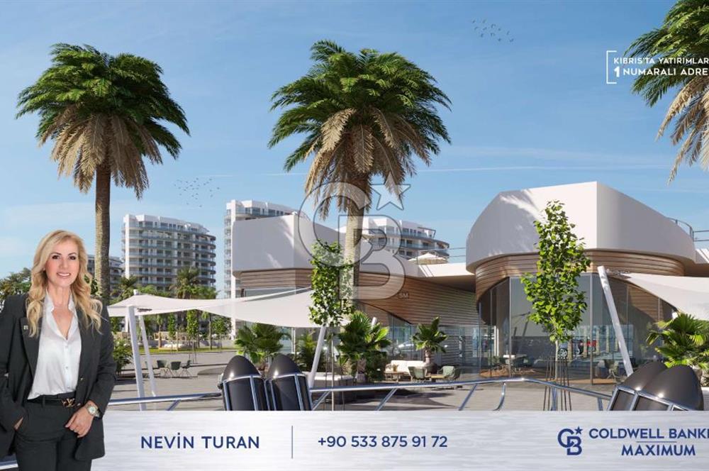 KKTC Lefke de Dedeman Hotel Resort Kalitesi ile Denize Sıfır Türk Tapulu Satılık 2+1 Daireler