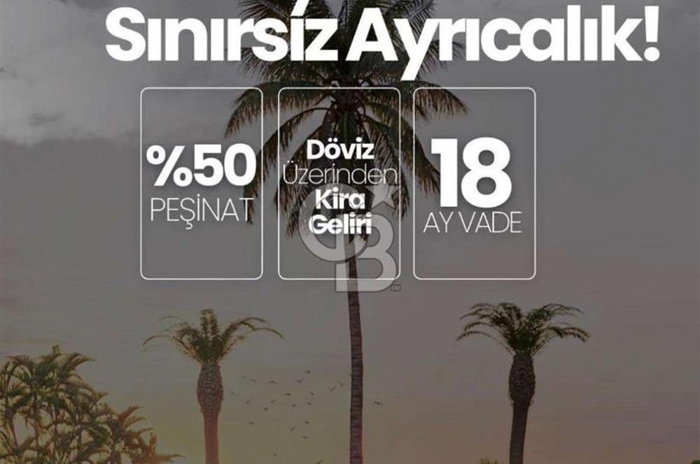 KKTC Lefke de Dedeman Hotel Resort Kalitesi ile Denize Sıfır Türk Tapulu Satılık 2+1 Daireler