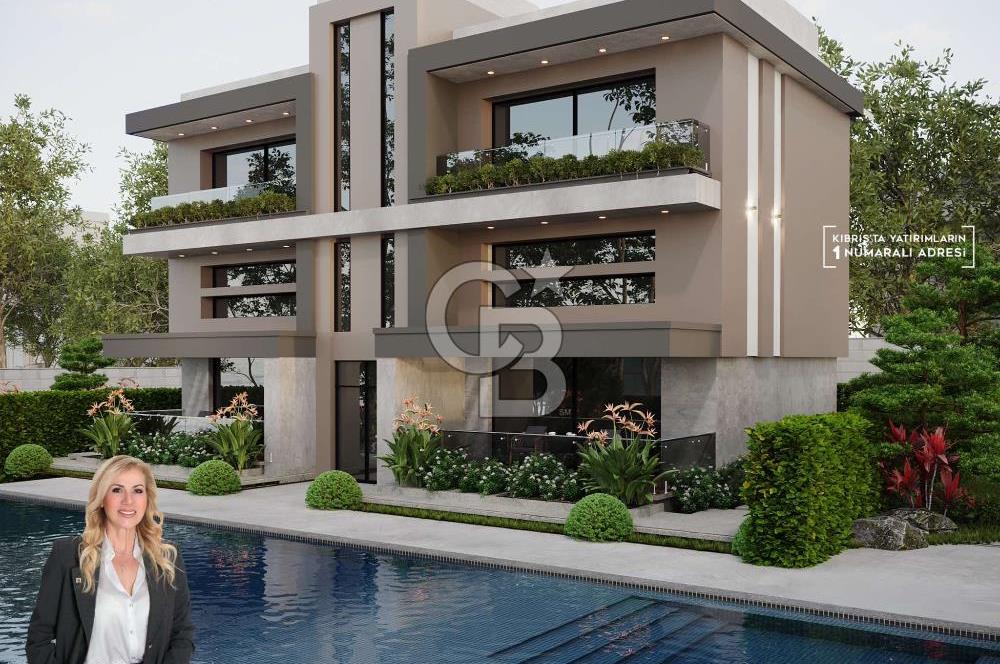 TEK YETKİLİ Kıbrıs Girne Karşıyaka da  Koçanları Hazır Lansmana Özel  Fiyat ve Ödeme Planlı  2+1 Satılık Loft Daireler