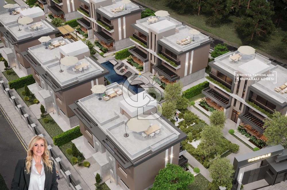 TEK YETKİLİ Kıbrıs Girne Karşıyaka da  Koçanları Hazır Lansmana Özel  Fiyat ve Ödeme Planlı  2+1 Satılık Loft Daireler