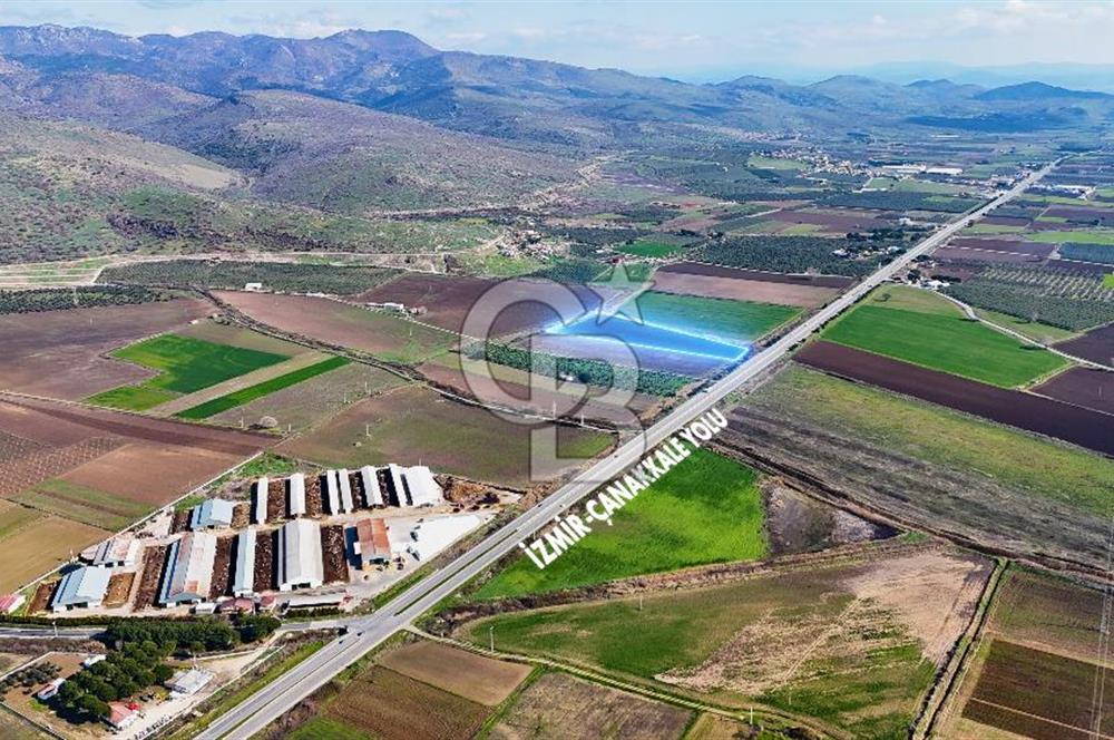 DİKİLİ’DE İZMİR ÇANAKKALE YOLU ÜZERİ DEPO RUHSATINA UYGUN TARLA