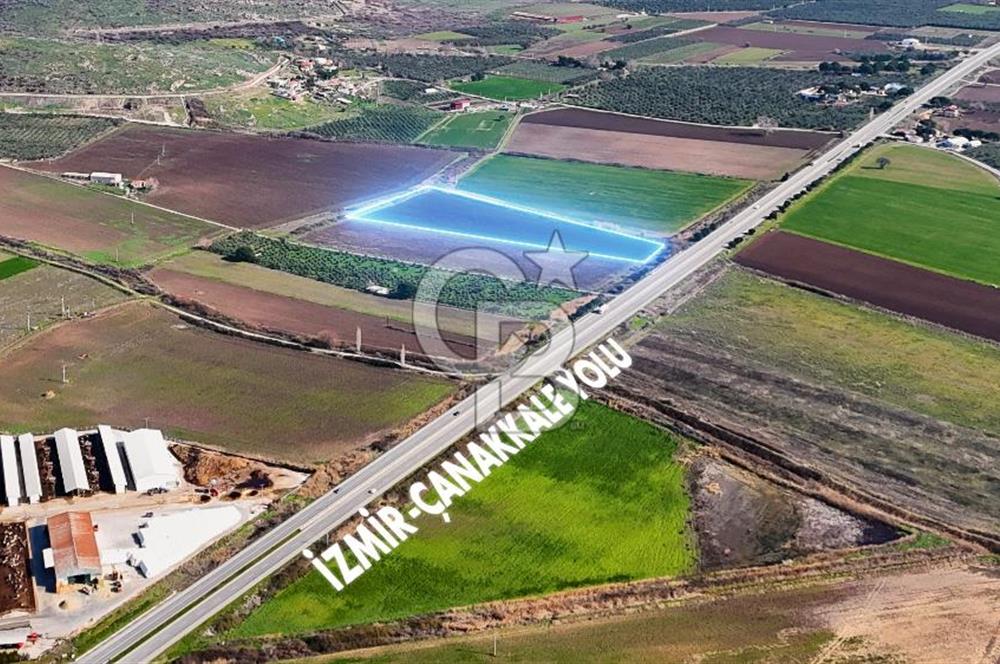 DİKİLİ’DE İZMİR ÇANAKKALE YOLU ÜZERİ DEPO RUHSATINA UYGUN TARLA