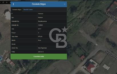 Samsun Atakum Büyükoyumcada Kat Karşılığı Arsa 