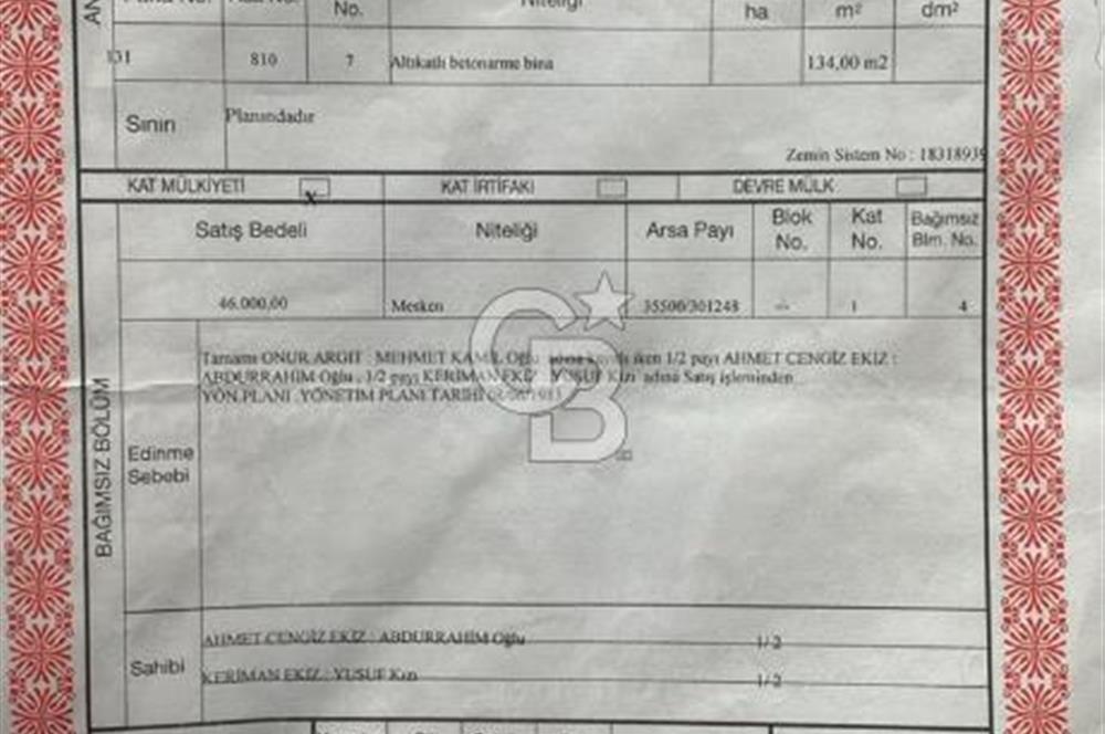 Mithatpaşa sahile yürüme mesafesinde fırsat daire