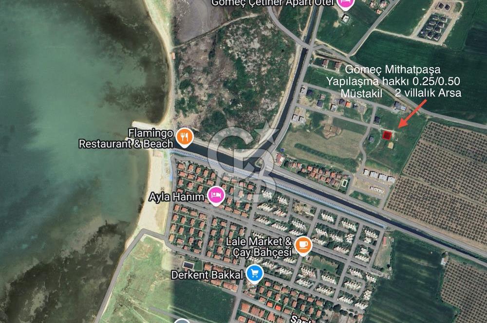 Gömeç’te Satılık 2 Villalık Arsa