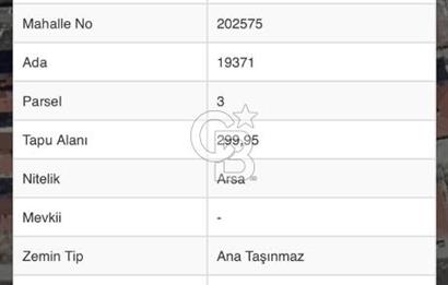 CB CITY'DEN BATIKENT MAHALLESİNDE 299 M² SATILIK ARSA