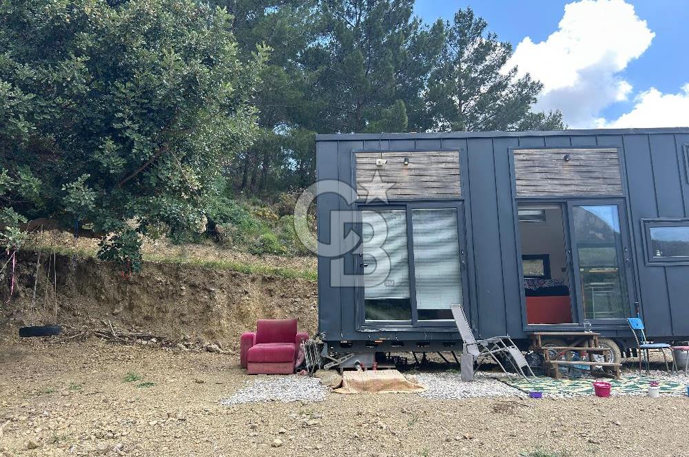 DATÇA HIZIRŞAHTA İÇİNDE TINYHOUSE OLAN MEYVE BAHÇESİ YOLU OLAN 
