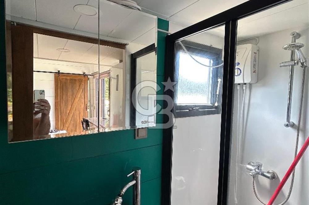 DATÇA HIZIRŞAHTA İÇİNDE TINYHOUSE OLAN MEYVE BAHÇESİ YOLU OLAN 