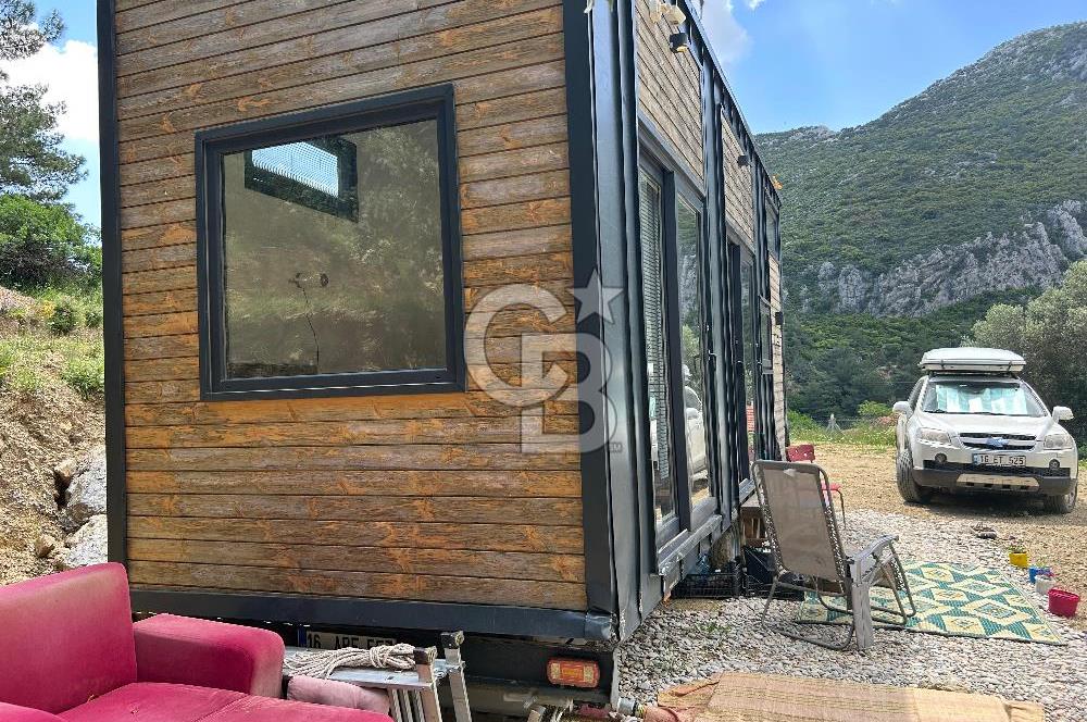 DATÇA HIZIRŞAHTA İÇİNDE TINYHOUSE OLAN MEYVE BAHÇESİ YOLU OLAN 