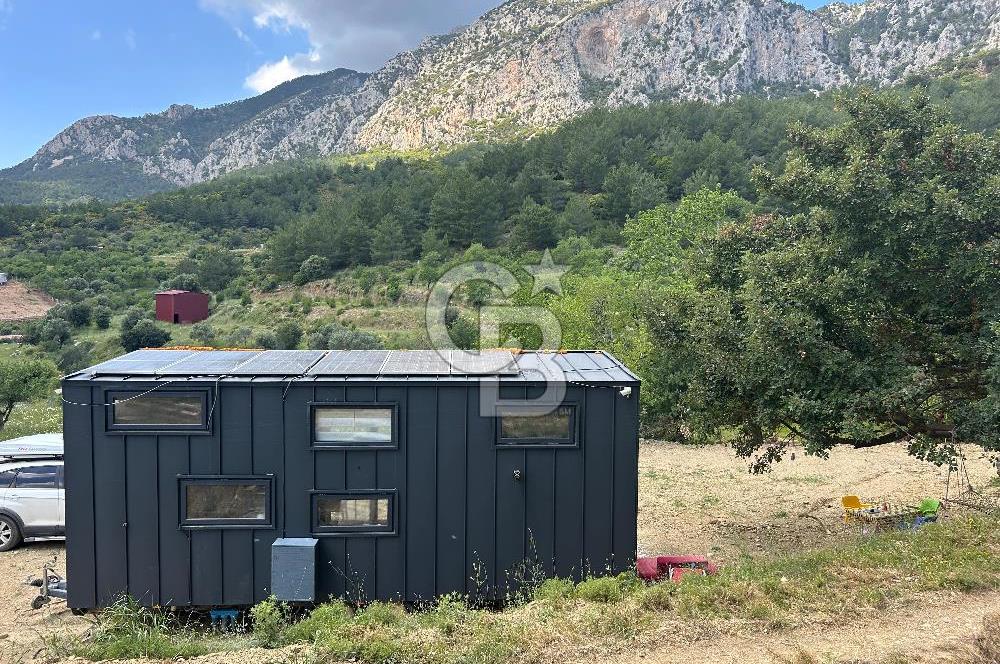 DATÇA HIZIRŞAHTA İÇİNDE TINYHOUSE OLAN MEYVE BAHÇESİ YOLU OLAN 